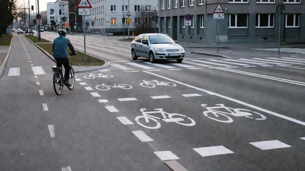Kiedy rowerzysta ma pierwszeństwo